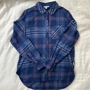 Lightweight Blue Orvis Flannel